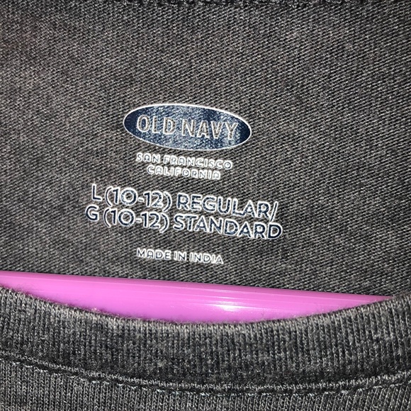 2 Girls Old Navy Long Sleeve Shirts. Size 10/12 - Picture 3 of 3